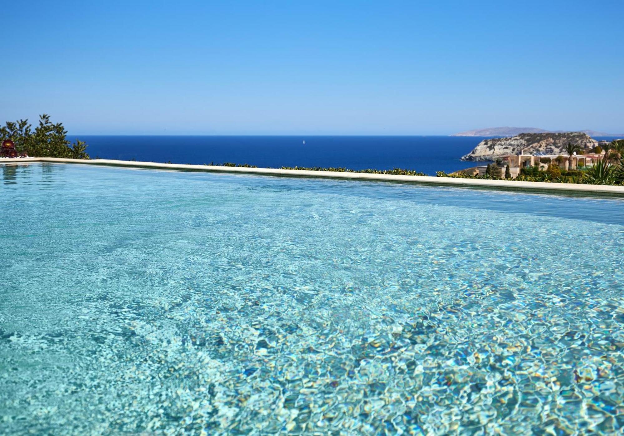 Spacious Villa With Private Eco-Pool And Panoramic Sea View 阿齐亚·佩拉加 外观 照片