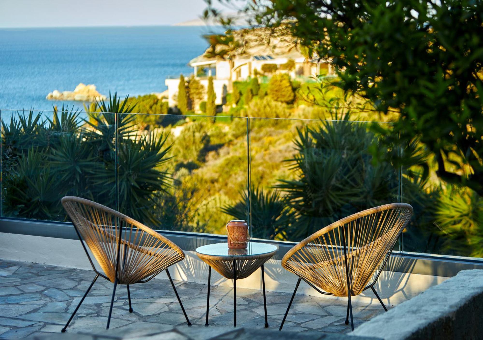 Spacious Villa With Private Eco-Pool And Panoramic Sea View 阿齐亚·佩拉加 外观 照片