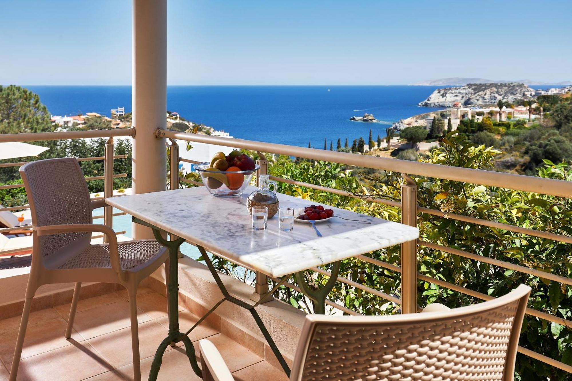 Spacious Villa With Private Eco-Pool And Panoramic Sea View 阿齐亚·佩拉加 外观 照片