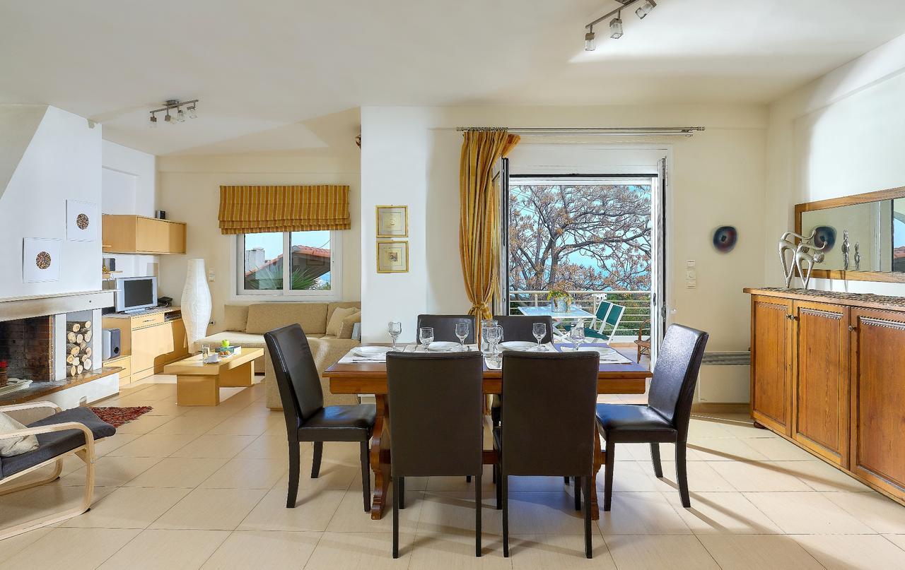 Spacious Villa With Private Eco-Pool And Panoramic Sea View 阿齐亚·佩拉加 外观 照片