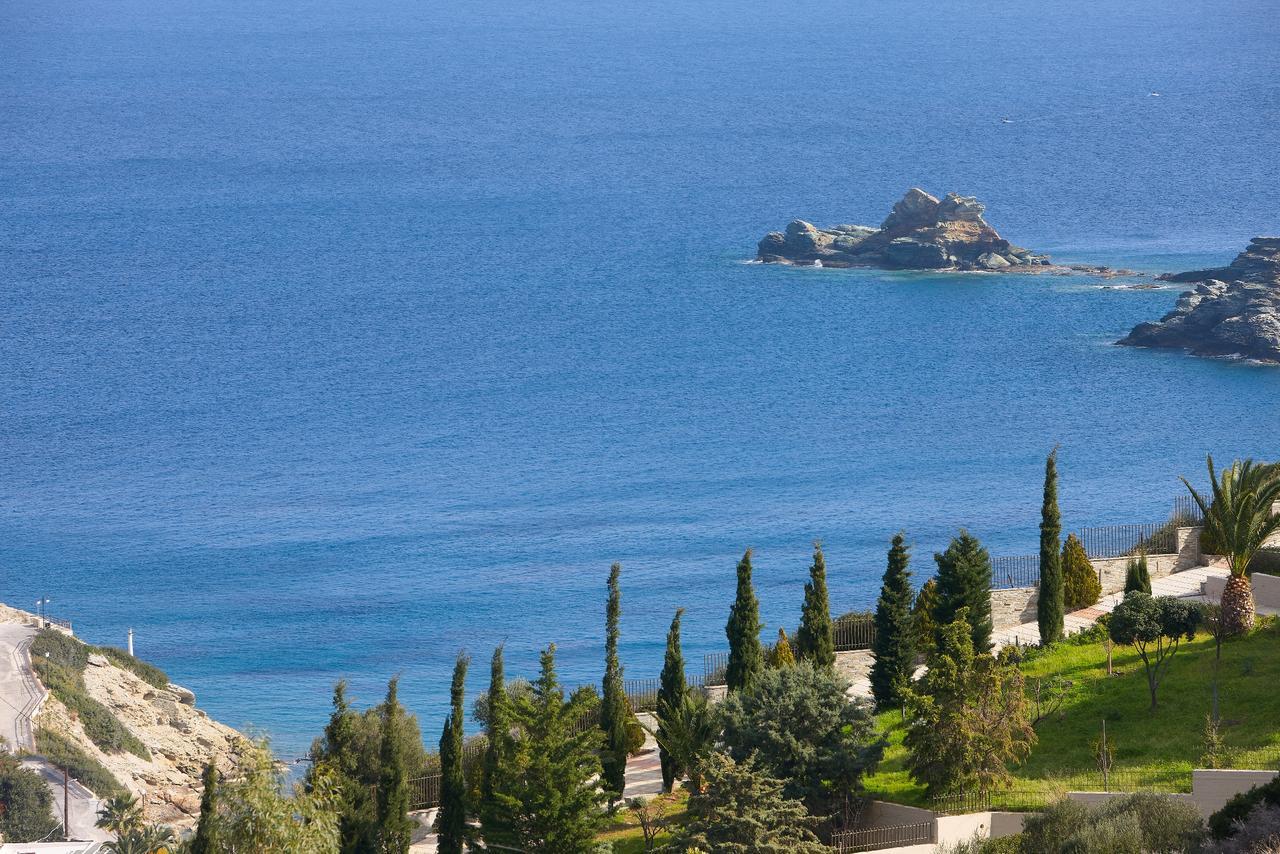 Spacious Villa With Private Eco-Pool And Panoramic Sea View 阿齐亚·佩拉加 外观 照片
